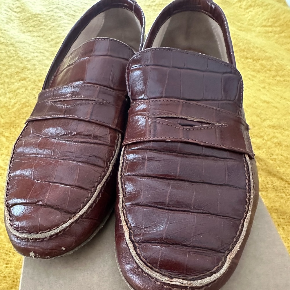 Jamie Haller Penny Loafer Croc